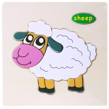 Wood Puzzle Sheep Toys & Baby