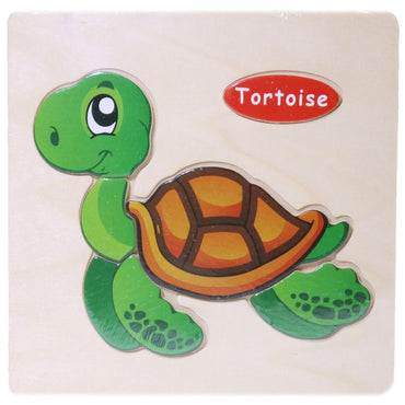 Wood Puzzle Tortoise Toys & Baby