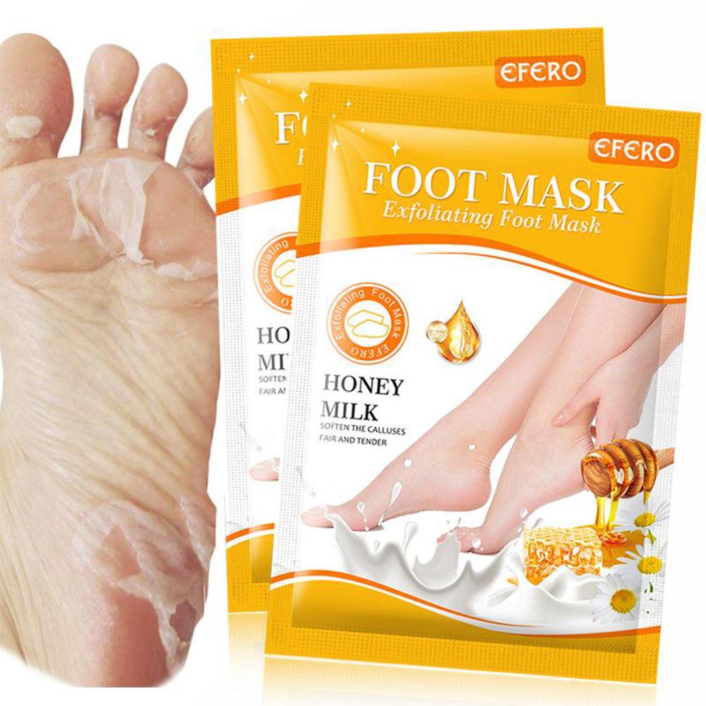 Efero Honey Milk Exfoliating Feet Mask - Karout Online -Karout Online Shopping In lebanon - Karout Express Delivery 