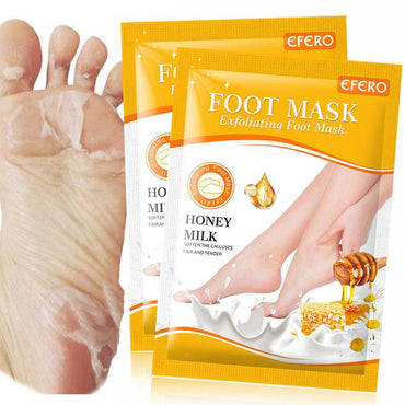 Efero Honey Milk Exfoliating Feet Mask - Karout Online -Karout Online Shopping In lebanon - Karout Express Delivery 