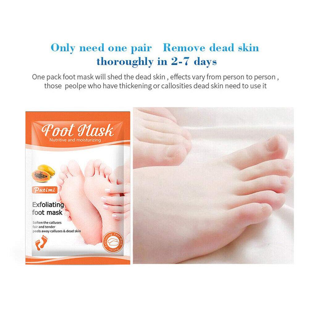 Putimi Cantaloupe Foot Mask-exfoliating Dead Skin 1 pair/ 38g - Karout Online -Karout Online Shopping In lebanon - Karout Express Delivery 