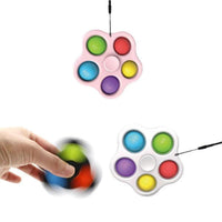 Push Pop Bubble Pop It Simple Dimple Spinner Flower - Karout Online -Karout Online Shopping In lebanon - Karout Express Delivery 