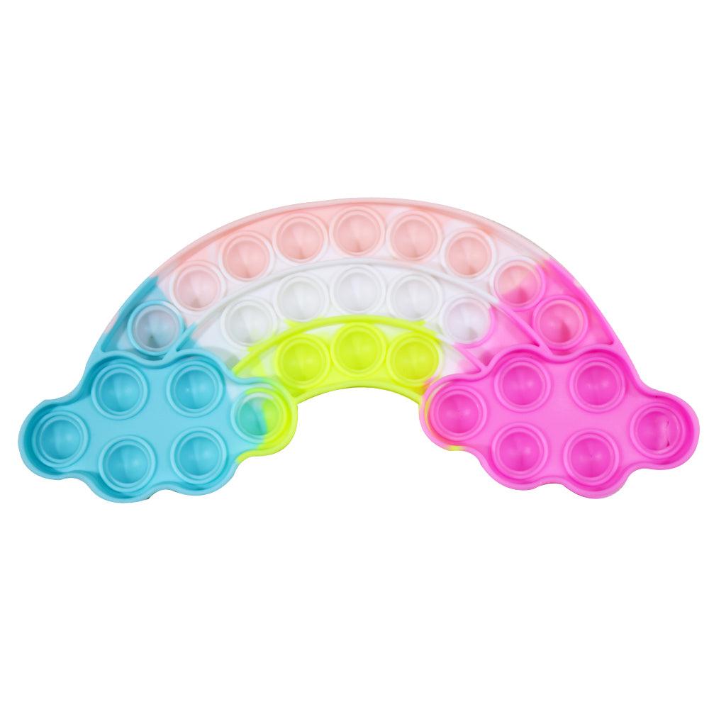 Rainbow Cloud Pop It Fidget Toy - Karout Online -Karout Online Shopping In lebanon - Karout Express Delivery 