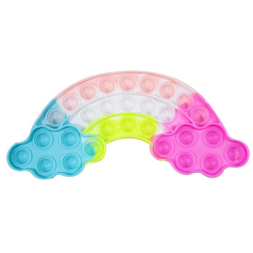 Rainbow Cloud Pop It Fidget Toy - Karout Online -Karout Online Shopping In lebanon - Karout Express Delivery 