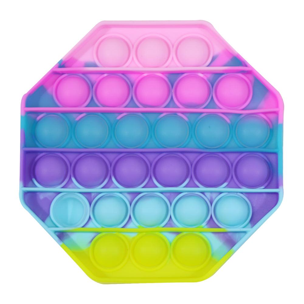 Colored Octagon Pop it Fidget Toy - Karout Online -Karout Online Shopping In lebanon - Karout Express Delivery 