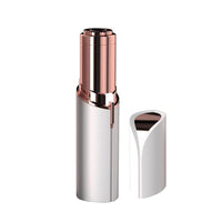 Flawless Usb Rechargeable Painless Facial Hair Remover Shaver (White And Gold) - Karout Online