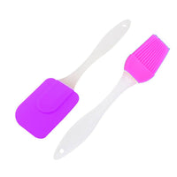 Silicone Spatula and Brush Set ( 2 Pcs) - Karout Online -Karout Online Shopping In lebanon - Karout Express Delivery 