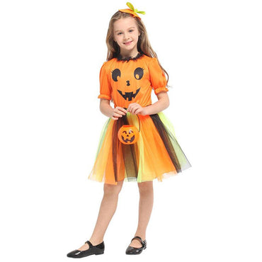 Shining Pumpkin Princess Costume / AB-588 - Karout Online -Karout Online Shopping In lebanon - Karout Express Delivery 