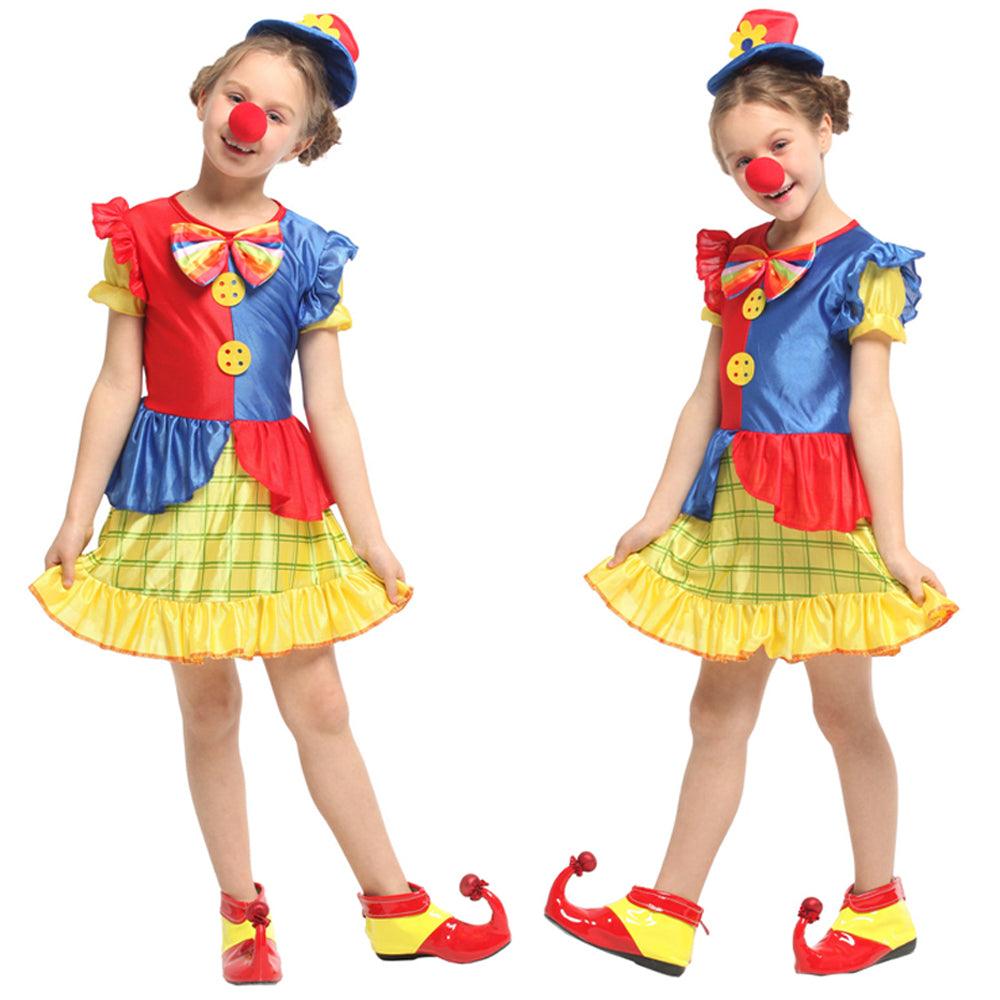 Red-Blue Cheerful Girl Clown - Karout Online -Karout Online Shopping In lebanon - Karout Express Delivery 