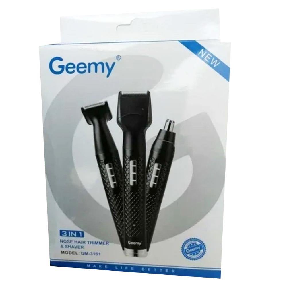Geemy 3in1 Nose Hair Trimmer & shaver GM3161 / KC-28 - Karout Online -Karout Online Shopping In lebanon - Karout Express Delivery 