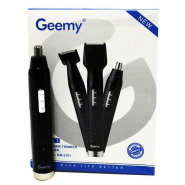 Geemy 3in1 Nose Hair Trimmer & shaver GM3161 / KC-28 - Karout Online -Karout Online Shopping In lebanon - Karout Express Delivery 