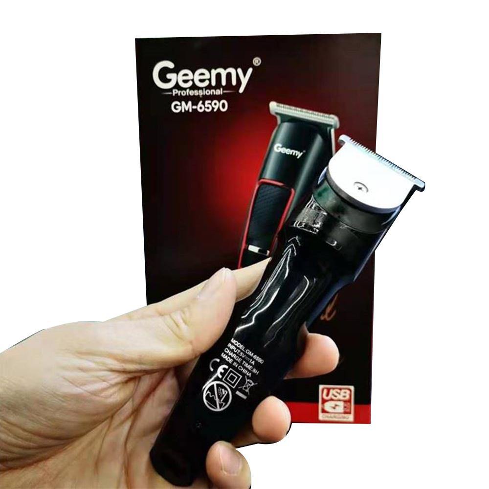 GEEMY Rechargeable Hair Trimmer  GM6590 / KC-17 - Karout Online -Karout Online Shopping In lebanon - Karout Express Delivery 
