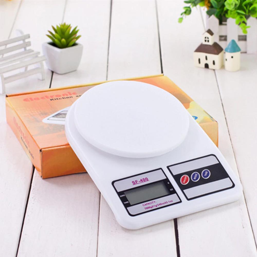 Generic Electronic Kitchen Digital Weighing Scale, Multipurpose, White, 5 Kg - Karout Online