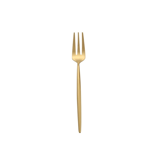 **(NET)**Gold Cutlery Set Of 4 pcs Stainless Steel / 8007150102440