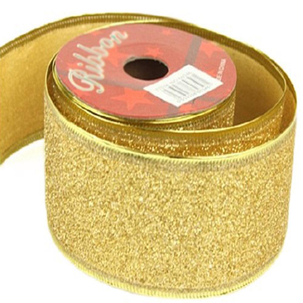 Shop Online Christmas Glitter Ribbon 6 cm- Karout Online Shopping In lebanon