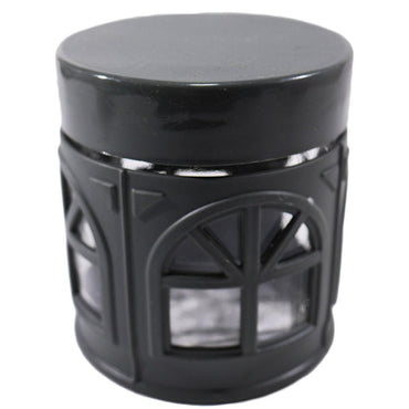Glass Jar with Plastic House Shape Cover - Karout Online -Karout Online Shopping In lebanon - Karout Express Delivery 