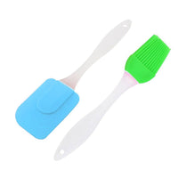 Silicone Spatula and Brush Set ( 2 Pcs) - Karout Online -Karout Online Shopping In lebanon - Karout Express Delivery 