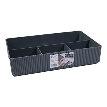Lova Plastic Four Compartment Stackable Organizer - Karout Online -Karout Online Shopping In lebanon - Karout Express Delivery 