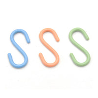 **NET**Multi-purpose Kitchen Plastic Hanging Hook S Shape Closet Organizer Handbag Holder 4 pcs