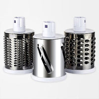 Manual Tabletop Drum Grater, 3 in 1 Rotary Shredder Slicer Grinder - CY-806 - Karout Online -Karout Online Shopping In lebanon - Karout Express Delivery 
