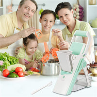 **(Net)** - Multifunction Meat Cutter Vegetable Fruit Slicer Grater Manual Food Chopper Set