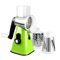 Manual Tabletop Drum Grater, 3 in 1 Rotary Shredder Slicer Grinder - CY-806 - Karout Online -Karout Online Shopping In lebanon - Karout Express Delivery 