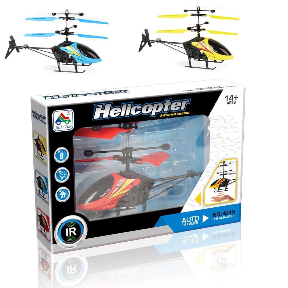 SENSOR HELICOPTER,W/USB LINE, BLUE, RED, YELLOW, WB.