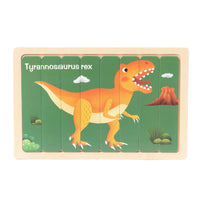 Wooden Puzzle Pattern Block Classification and Stacking Toys