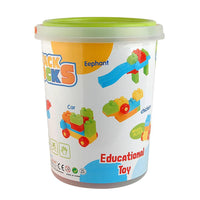 48 PCS BLOCKS, PLASTIC BOX.