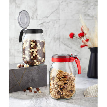 Hane Storage Jar with Handle 1062cc - Karout Online -Karout Online Shopping In lebanon - Karout Express Delivery 