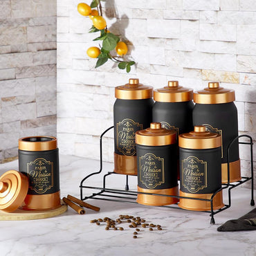 Hane Paris Luxe Spice Jar Set 6x - Karout Online -Karout Online Shopping In lebanon - Karout Express Delivery 