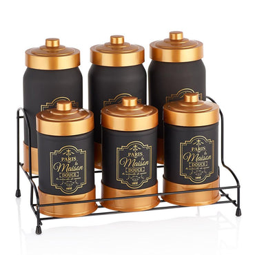 Hane Paris Luxe Spice Jar Set 6x - Karout Online -Karout Online Shopping In lebanon - Karout Express Delivery 