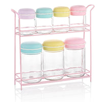 Hane Macaron Spice Jar Set 7 pcs - Karout Online -Karout Online Shopping In lebanon - Karout Express Delivery 