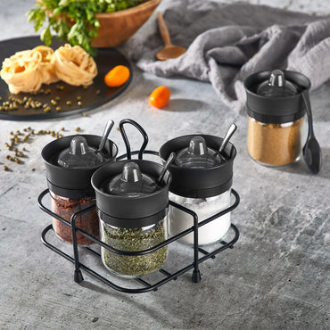 Hane Tetra Spice Jar Set 4 pcs - Karout Online -Karout Online Shopping In lebanon - Karout Express Delivery 