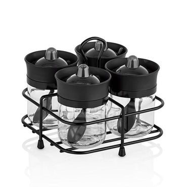 Hane Tetra Spice Jar Set 4 pcs - Karout Online -Karout Online Shopping In lebanon - Karout Express Delivery 