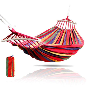 Portable Travel Camping Hanging Hammock Swing Colorful Summer