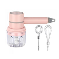 **NET**Electric Hand Mixer USB Rechargeable Hand Blender Cake Mixer Egg Beater