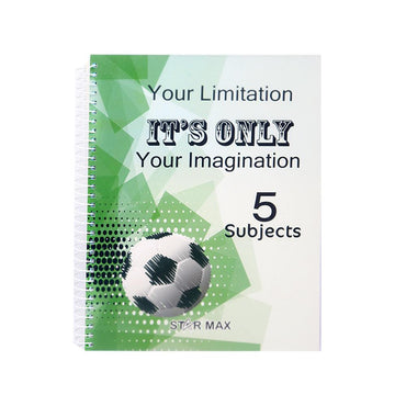 Star Max 5 subjects Copybook A5 - 120 sheets - 240 pages - Seyes - Karout Online -Karout Online Shopping In lebanon - Karout Express Delivery 