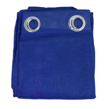 Window Curtain 140 x 260 cm with Steel Rings Burgundy 1 pc.