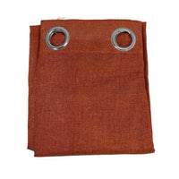 Window Curtain 140 x 260 cm with Steel Rings Burgundy 1 pc.