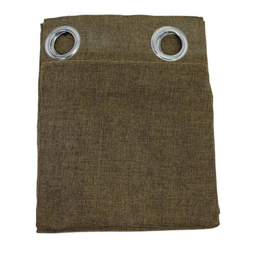 Window Curtain 140 x 260 cm with Steel Rings Burgundy 1 pc.