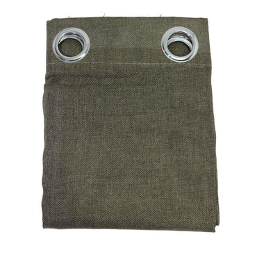 Window Curtain 140 x 260 cm with Steel Rings Burgundy 1 pc.