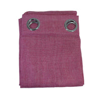 Window Curtain 140 x 260 cm with Steel Rings Burgundy 1 pc.