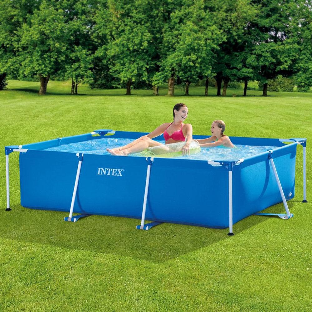 INTEX Pool 28270NP (58983) FAMILY FRAME POOL 220*150*60CM BLUE POOL - Karout Online -Karout Online Shopping In lebanon - Karout Express Delivery 