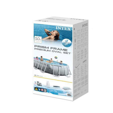 Intex 26796 Tube-Shaped Oval Above Ground Pool 503x274x122cm - Karout Online -Karout Online Shopping In lebanon - Karout Express Delivery 