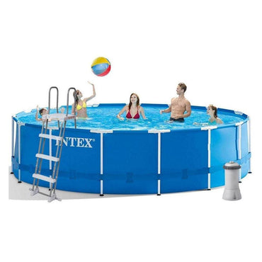 Intex Pool Pool 457 x 122 cm 28242 Frame Pool Set Rondo, Blue - Karout Online -Karout Online Shopping In lebanon - Karout Express Delivery 