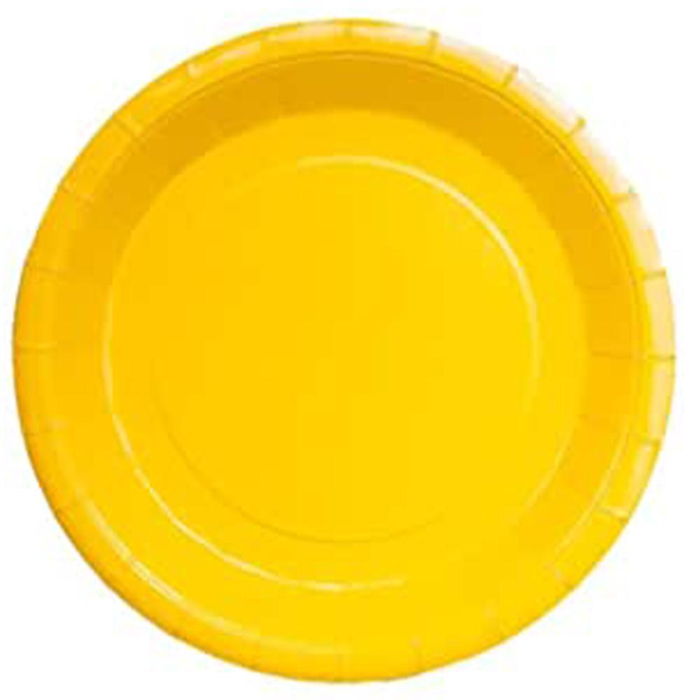 Party Supplies Plate Yellow Birthday & Party Supplies