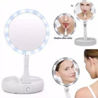 My Fold-Jin Ge Lighted Foldable Makeup Mirror Makeup
