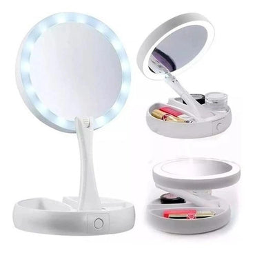My Fold-Jin Ge Lighted Foldable Makeup Mirror Makeup