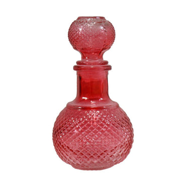 Glass Rounded Oil Bottle / K-345 - Karout Online -Karout Online Shopping In lebanon - Karout Express Delivery 